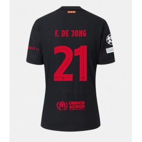 Barcelona Frenkie de Jong #21 Borte skjorte 2024-25 Kortermet